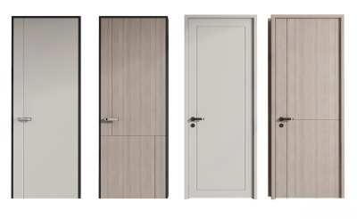 现代单开门3D模型下载